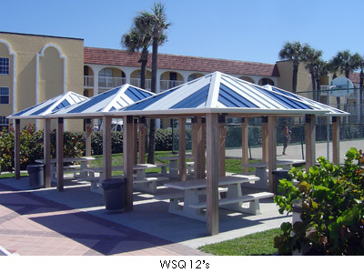 Square Steel Shade Structures